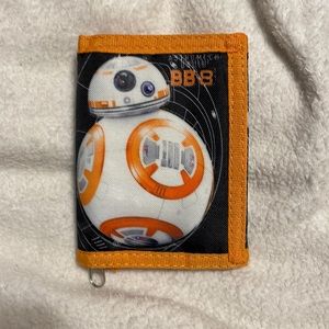 BB8 Velcro trifold wallet VGUC